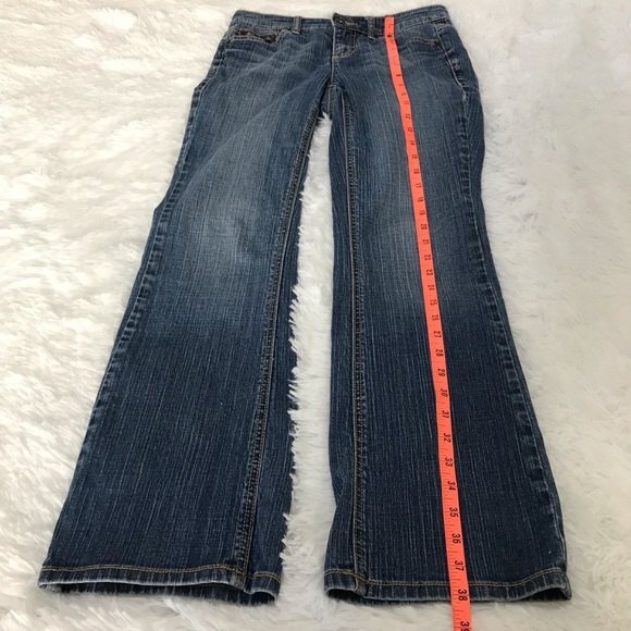 Tommy Hilfiger Hope Jeans Straight Mid-Rise Blue Denim Medium Wash Y2K Size 2 - Picture 15 of 16